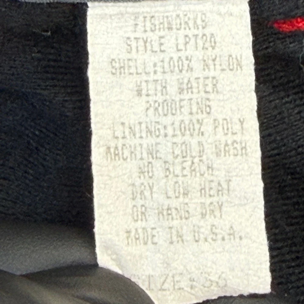 VTG Fishworks Pants Mens 36x29 Gray Nylon Water Resistant Fishing Cargo USA Made